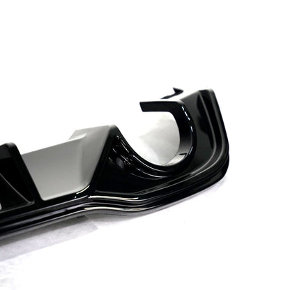 MAX Style Gloss Black Rear Diffuser for Volkswagen Golf MK8 GTI(Double Single Out)(2020-present)