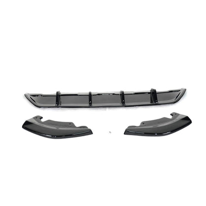 Gloss Black Rear Diffuser for Volkswagen T-Roc Facelift (2017-2021)