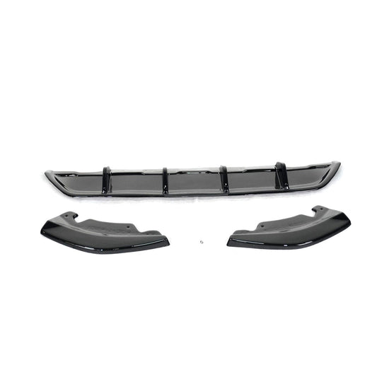 Gloss Black Rear Diffuser for Volkswagen T-Roc Facelift (2017-2021)