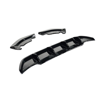 Gloss Black Rear Diffuser for Volkswagen T-Roc Facelift (2017-2021)