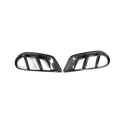 Carbon Fiber Front Bumper Air Vent for Mercedes Benz C Class A205 C205 W205 C43 AMG(2014-2018)