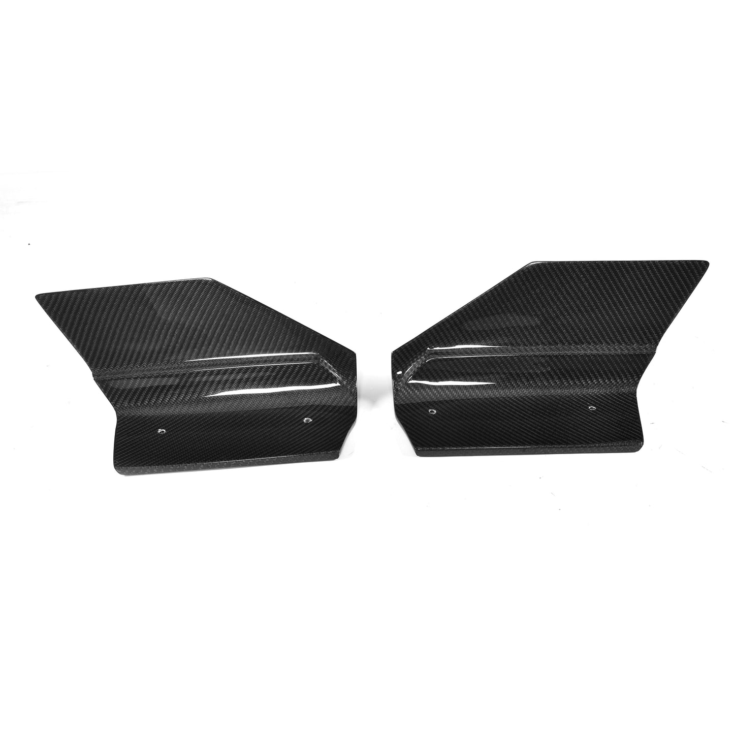 P Style Carbon Fiber REAR SPLITTER for BMW X6 F16 M tech  (2014-2019)