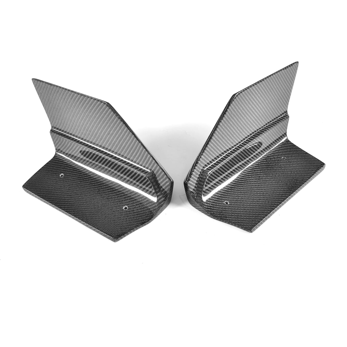 P Style Carbon Fiber REAR SPLITTER for BMW X6 F16 M tech  (2014-2019)