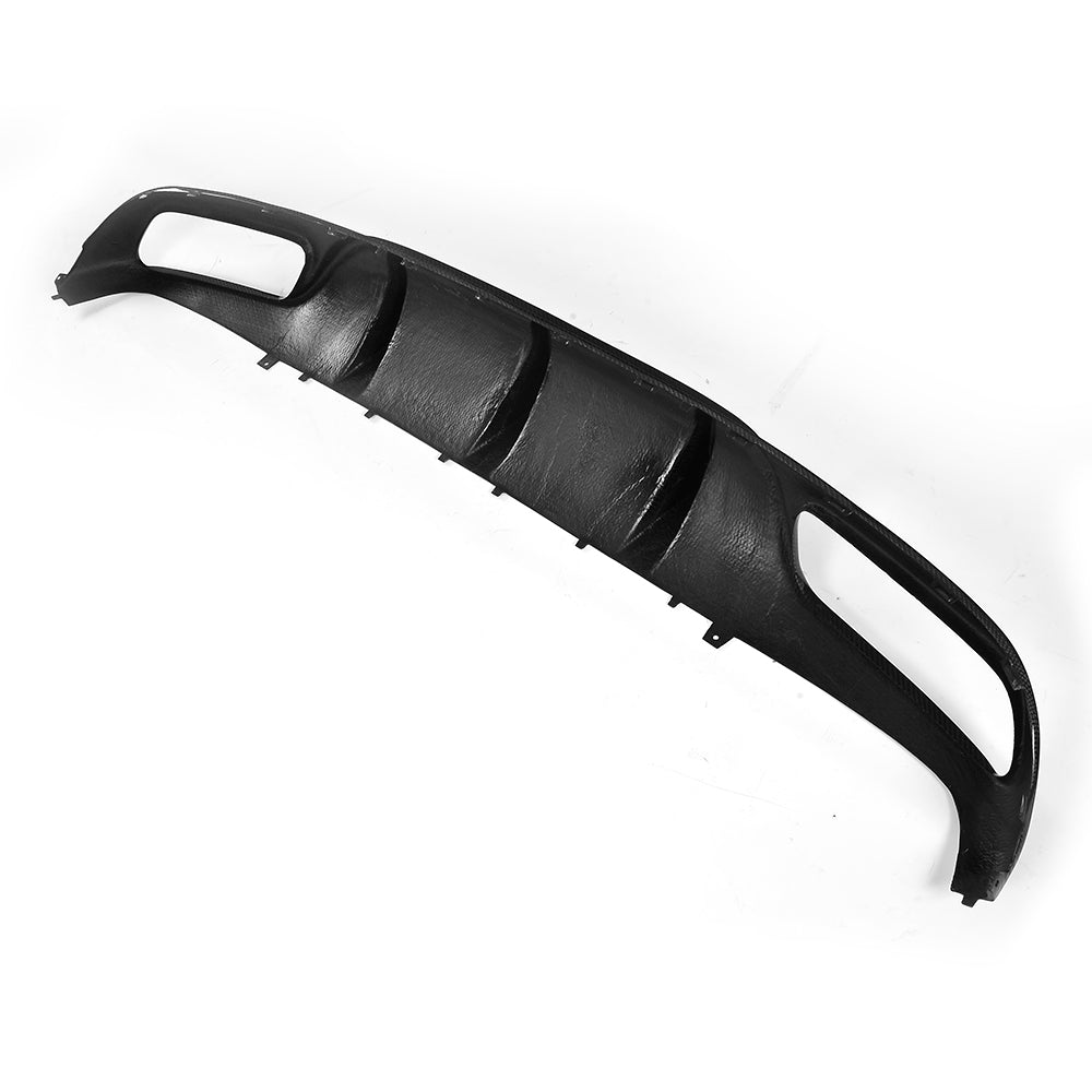Carbon Fibe Racing Rear Bumper Diffuser Fit For Benz C Class A205 C205 C63 AMG(2014-2018)