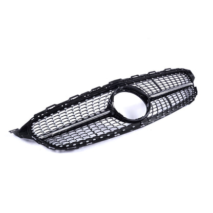 DIAMOND Front Grille For Mercedes Benz C‑Class W205 Pre‑Facelift (2014–2018)
