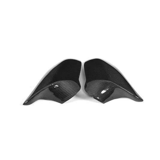 Carbon Fiber REPLACEMENT Mirror Caps for BMW M2 F87 Competition (2018-2021), M3 F80, M4 F82/F83 (2014-2020)