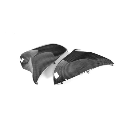 Carbon Fiber REPLACEMENT Mirror Caps for BMW M2 F87 Competition (2018-2021), M3 F80, M4 F82/F83 (2014-2020)