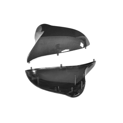 Carbon Fiber REPLACEMENT Mirror Caps for BMW M2 F87 Competition (2018-2021), M3 F80, M4 F82/F83 (2014-2020)