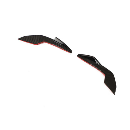 ST Style Prepreg Carbon Fiber Front Canards For BMW M3 G80/G81 ,M4 G82/G83 (2021+)