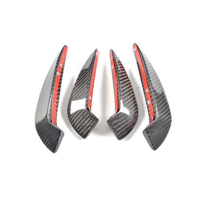 ST Style Carbon Fiber Front Canards for Mercedes Benz CLA C117 Facelift (2017–2019)