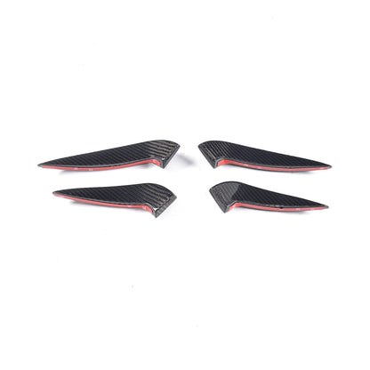 ST Style Carbon Fiber Front Canards for Mercedes Benz CLA C117 Facelift (2017–2019)