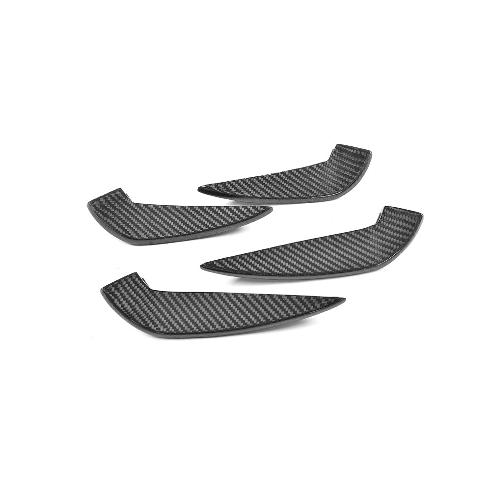 ST Style Carbon Fiber Front Canards for Mercedes Benz CLA C117 Facelift (2017–2019)
