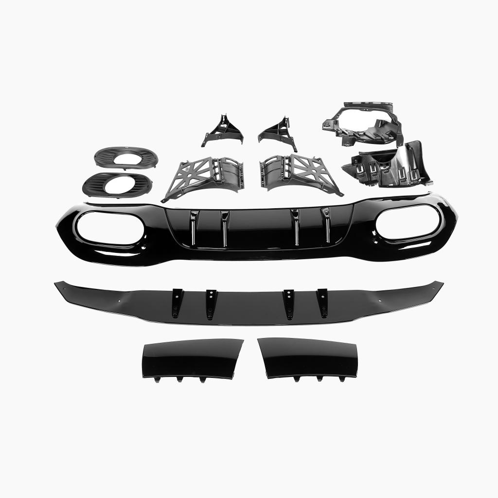 Gloss Black Diffuser for Mercedes Benz A-Class W177 A35 AMG Sedan (2018+)