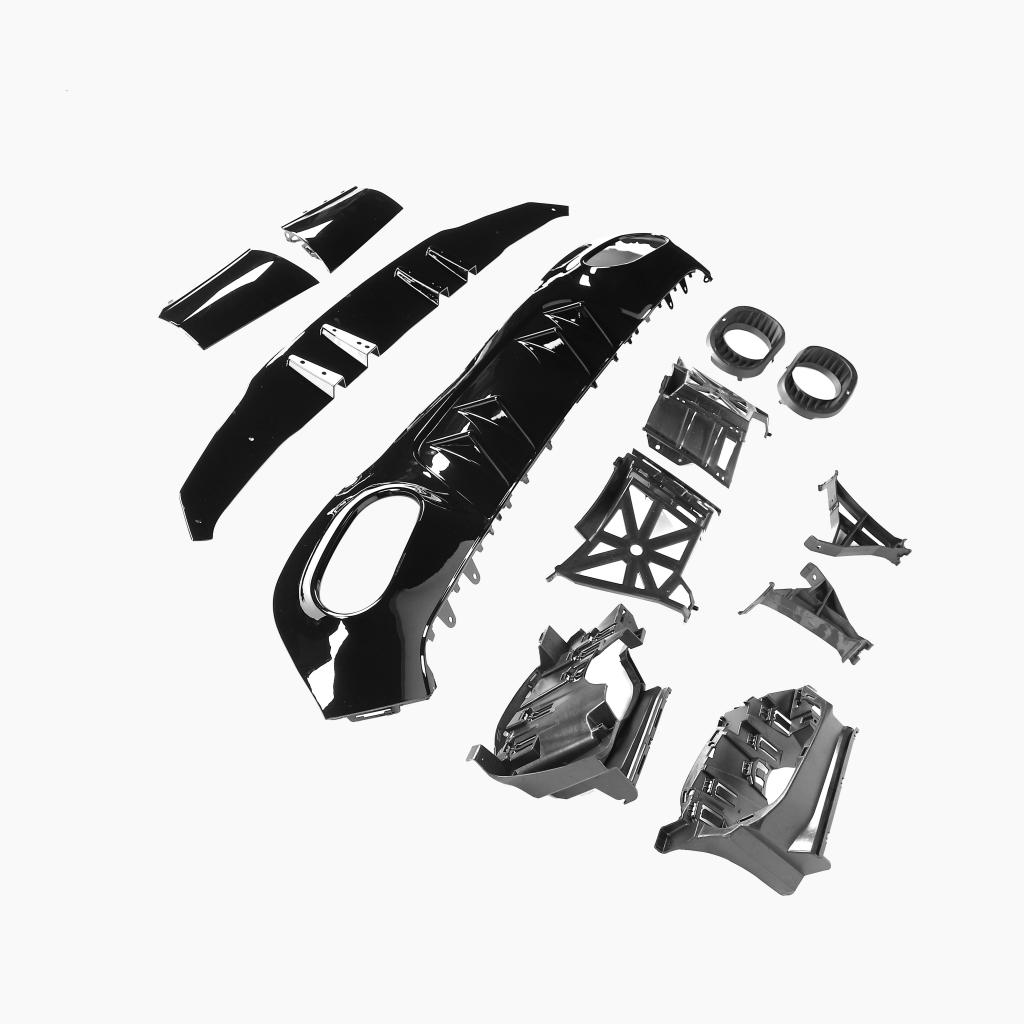 Mercedes-Benz A-Class W177 (2018–present) A35 Rear Diffuser/For AMG Sedan