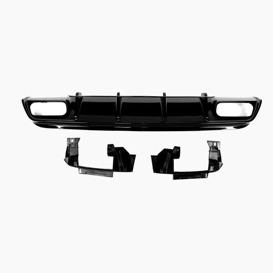 Gloss Black Rear Diffuser for Mercedes Benz A45 AMG W176 Facelift Hatchback (2016-2018)