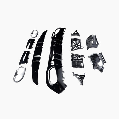Mercedes-Benz A-Class W177 (2018–present) A45 Rear Diffuser/For AMG Sedan