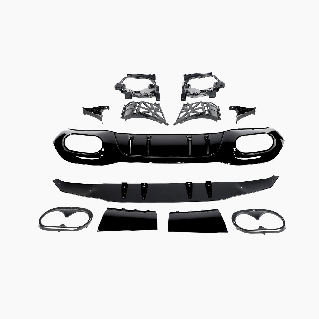 Mercedes-Benz A-Class W177 (2018–present) A45 Rear Diffuser/For AMG Sedan