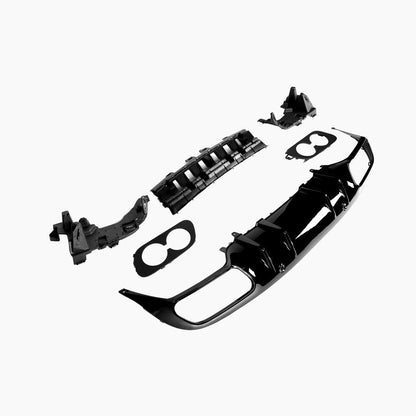 Mercedes-Benz C-Class C205 (2015–2021) C43 Coupe Rear Diffuser/For AMG Coupe/Black