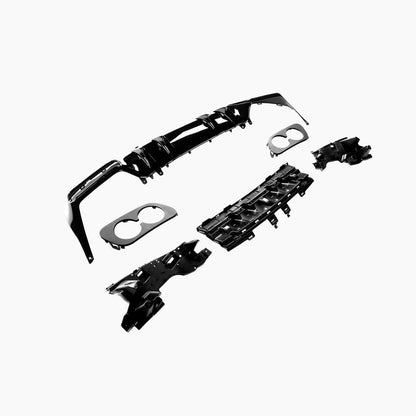 Mercedes-Benz C-Class C205 (2015–2021) C43 Coupe Rear Diffuser/For AMG Coupe/Black