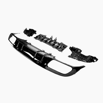 Gloss Black Rear Diffuser for Mercedes Benz C63 AMG W205 Coupe (2015-2021)