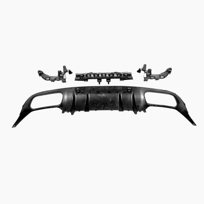 Mercedes-Benz C-Class C205 (2015–2021) C63 Coupe Rear Diffuser/For AMG Coupe/Black