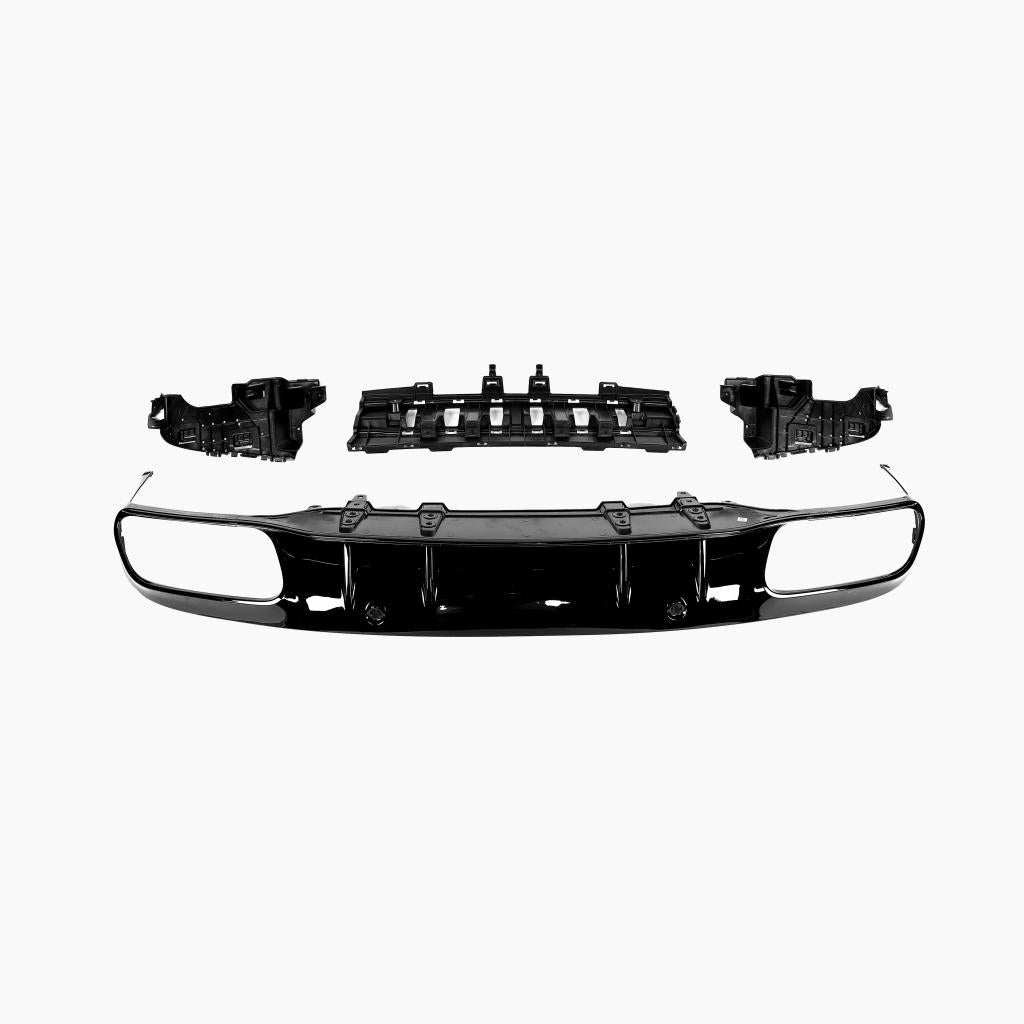 Gloss Black Rear Diffuser for Mercedes Benz C63 AMG W205 Coupe (2015-2021)