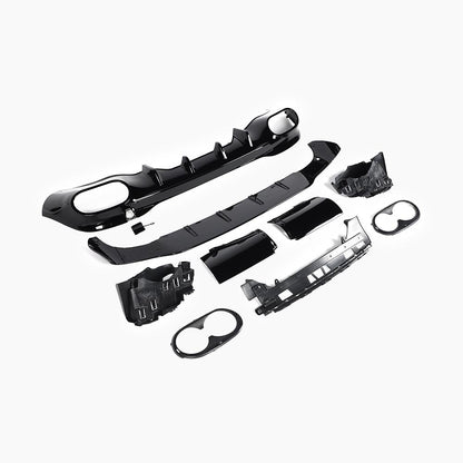 Gloss Black Rear Diffuser for Mercedes Benz CLA 45 AMG C118 Wagon (2020+)