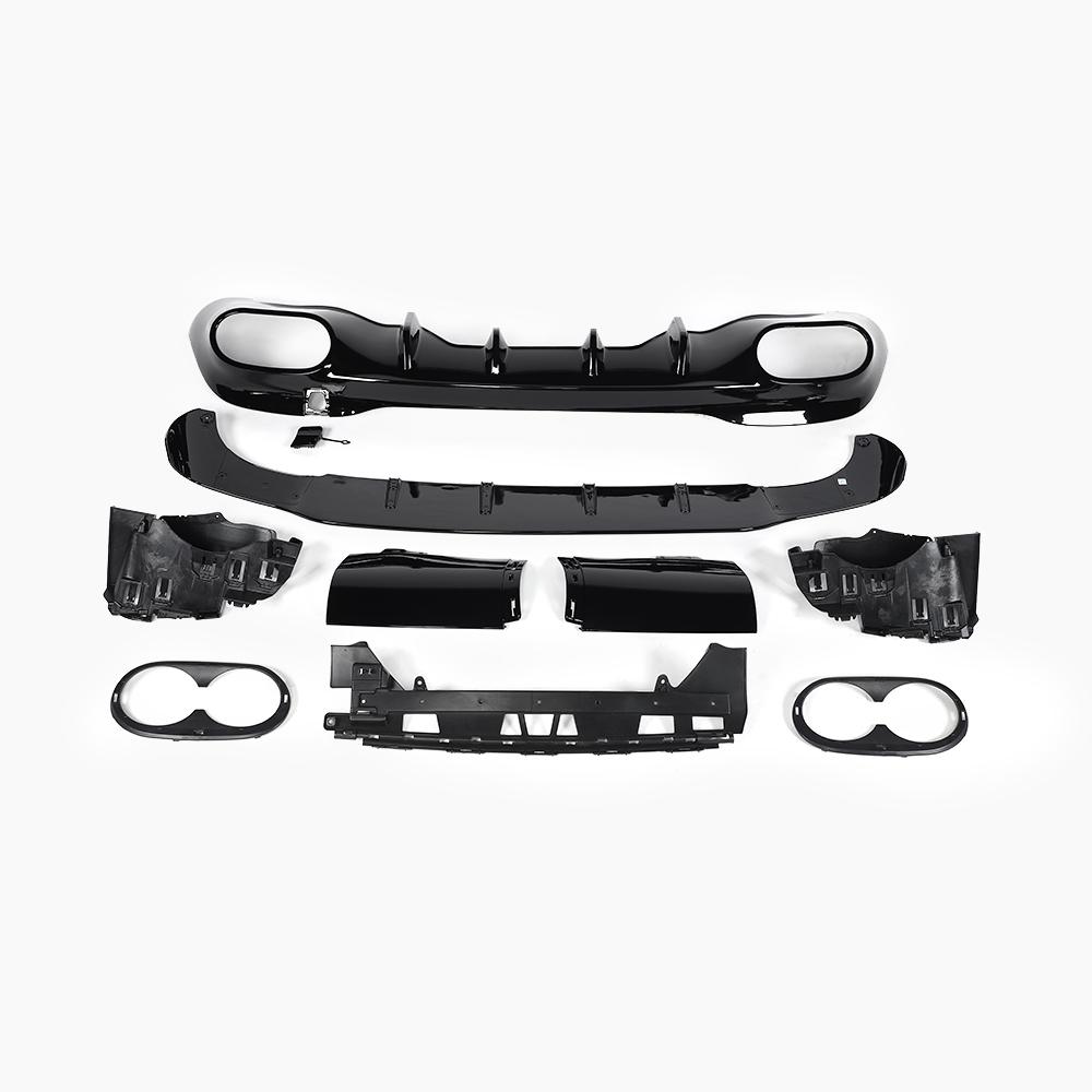 Gloss Black Rear Diffuser for Mercedes Benz CLA 45 AMG C118 Wagon (2020+)
