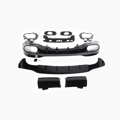 Gloss Black Rear Diffuser for Mercedes Benz CLA C118 CLA35 AMG Wagon (2019+)