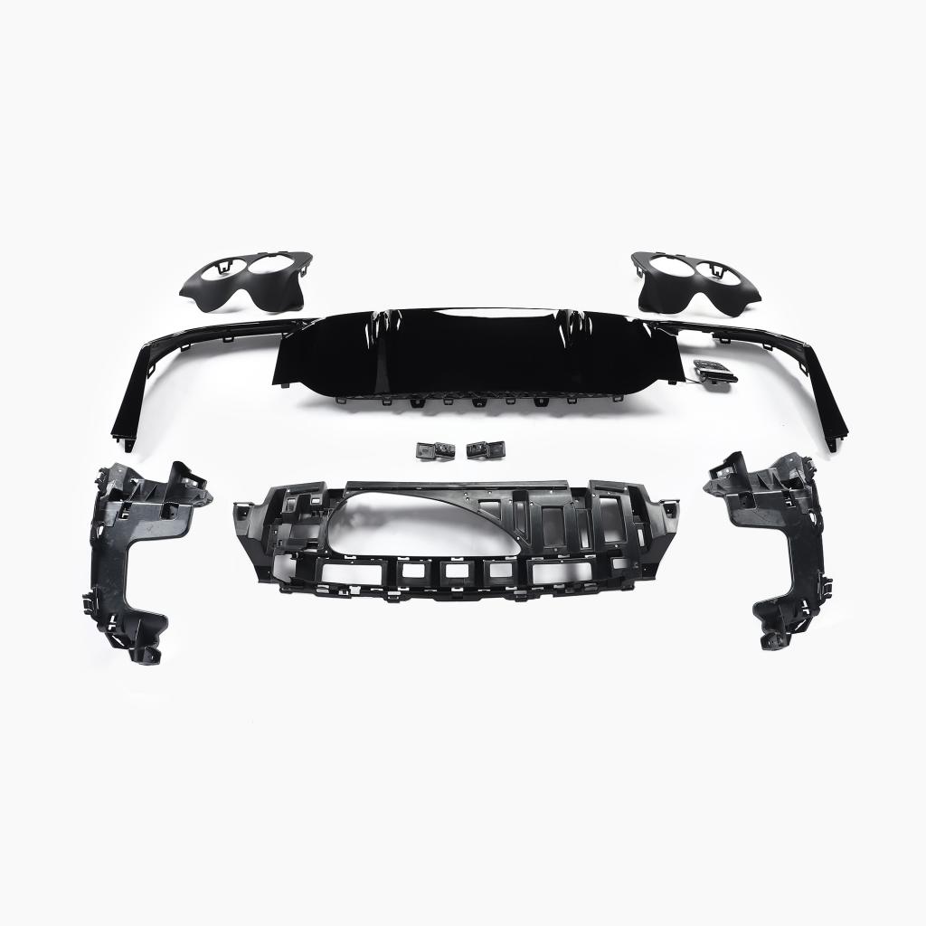 Mercedes-Benz E-Class W213 (2016–2023) E53 GT Rear Diffuser/17-22/Black