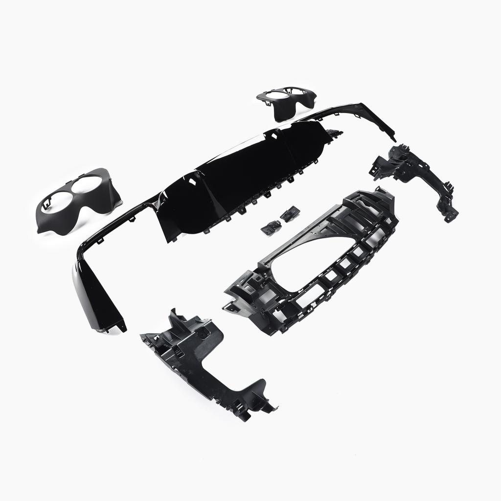 Gloss Black Rear Diffuser for Mercedes Benz E-Class E53 GT W213 Sedan (2016-2023)