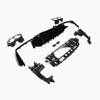 Gloss Black Rear Diffuser for Mercedes Benz E-Class E53 GT W213 Sedan (2016-2023)