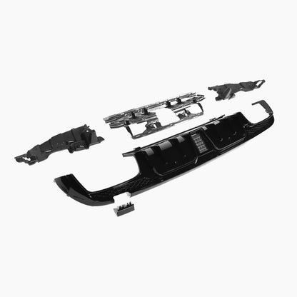 Mercedes-Benz C-Class W205 (2014–2021) Brabus Rear Diffuser/For AMG Sedan/Black