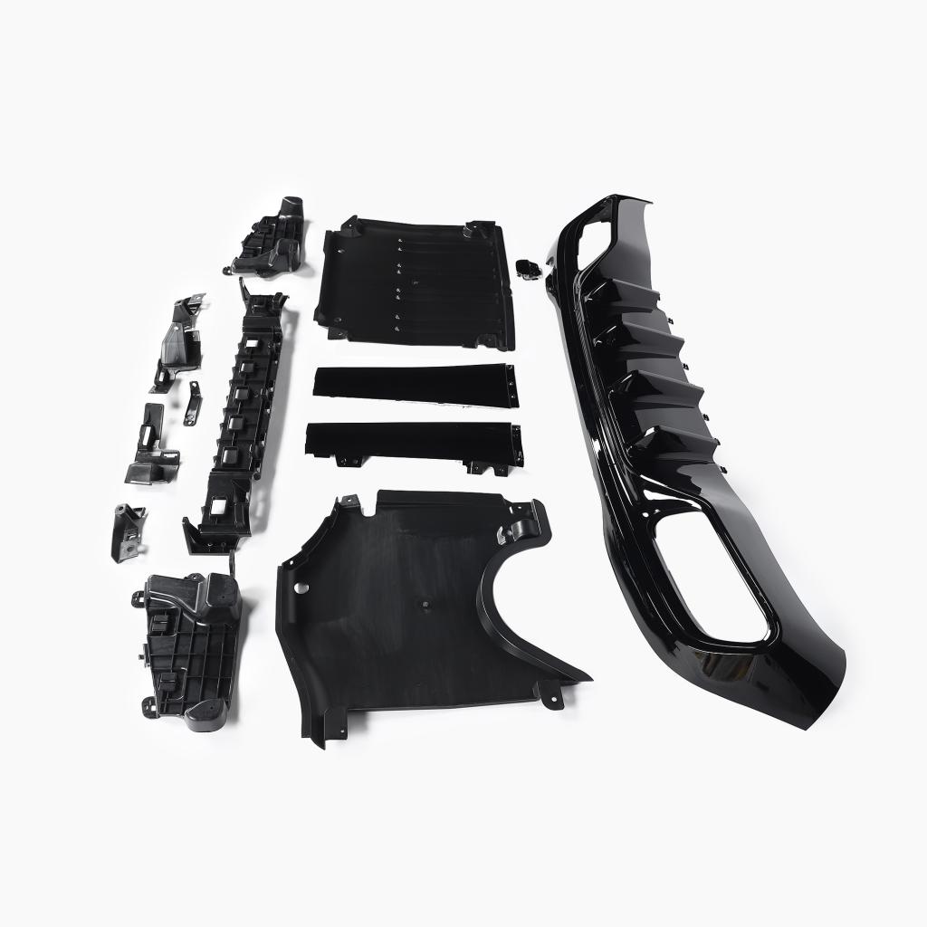 Mercedes-Benz C-Class W206 (2021–present) C63 AMG REAR DIFFUSER WITH SLIVER TIPS/FOR AMG/ 21+