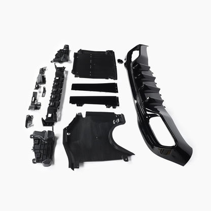 Mercedes-Benz C-Class W206 (2021–present) C63 AMG REAR DIFFUSER WITH SLIVER TIPS/FOR AMG/ 21+