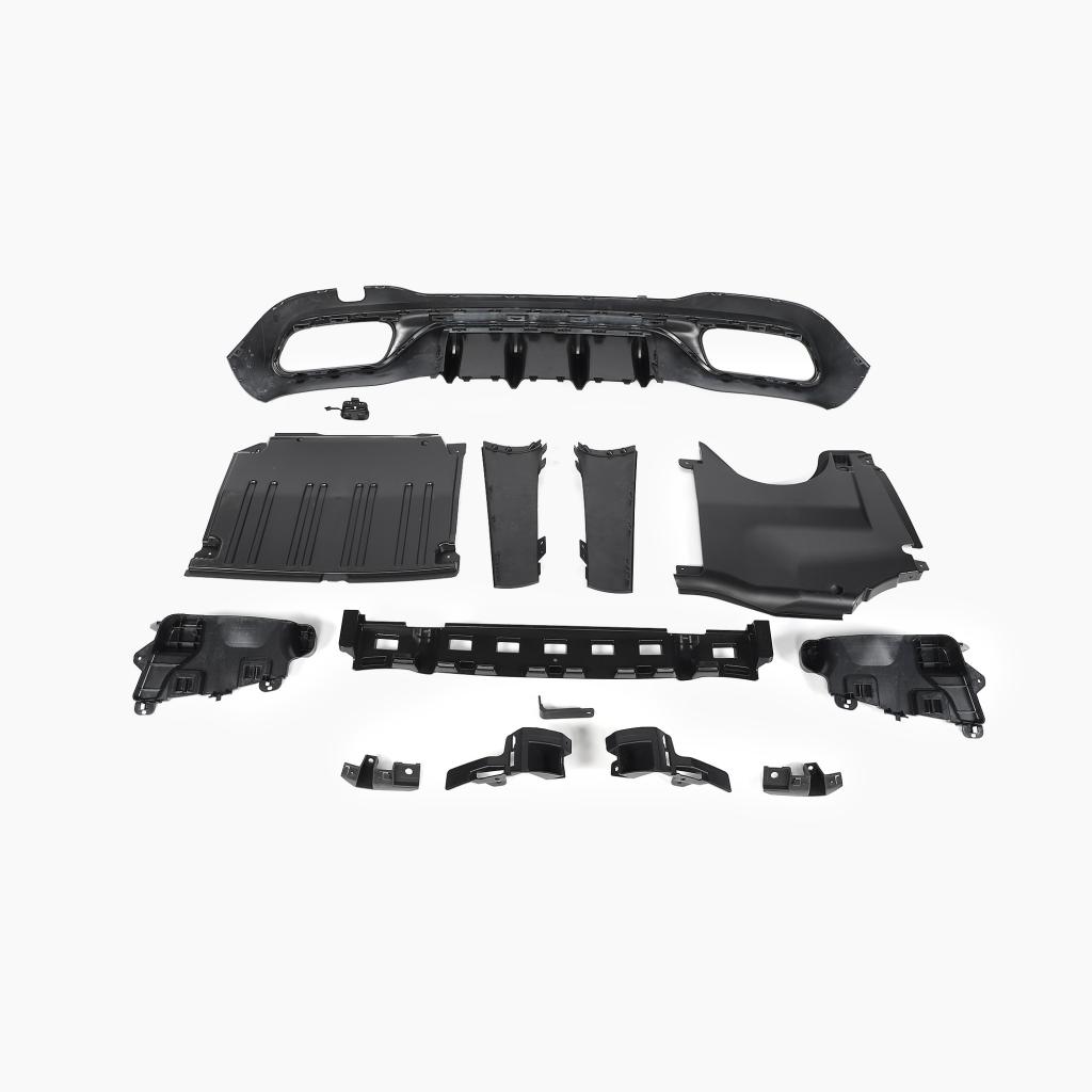 Mercedes-Benz C-Class W206 (2021–present) C63 AMG REAR DIFFUSER WITH SLIVER TIPS/FOR AMG/ 21+