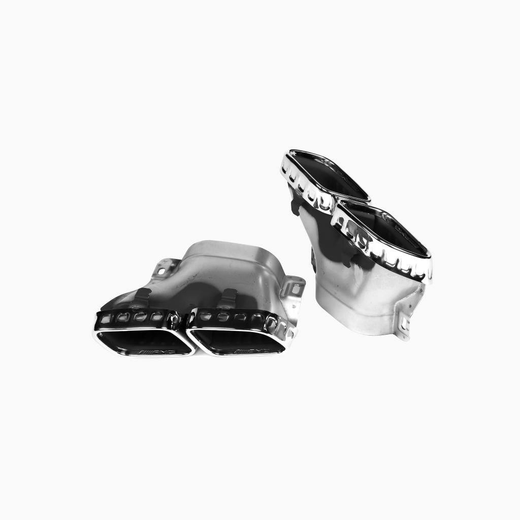 Mercedes-Benz C-Class W206 (2021–present) C63 AMG REAR DIFFUSER WITH SLIVER TIPS/FOR AMG/ 21+