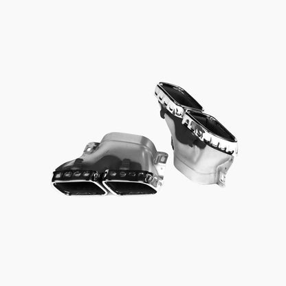 Mercedes-Benz C-Class W206 (2021–present) C63 AMG REAR DIFFUSER WITH SLIVER TIPS/FOR AMG/ 21+