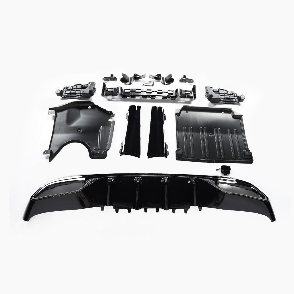 Mercedes-Benz C-Class W206 (2021–present) C63 AMG REAR DIFFUSER WITH SLIVER TIPS/FOR AMG/ 21+