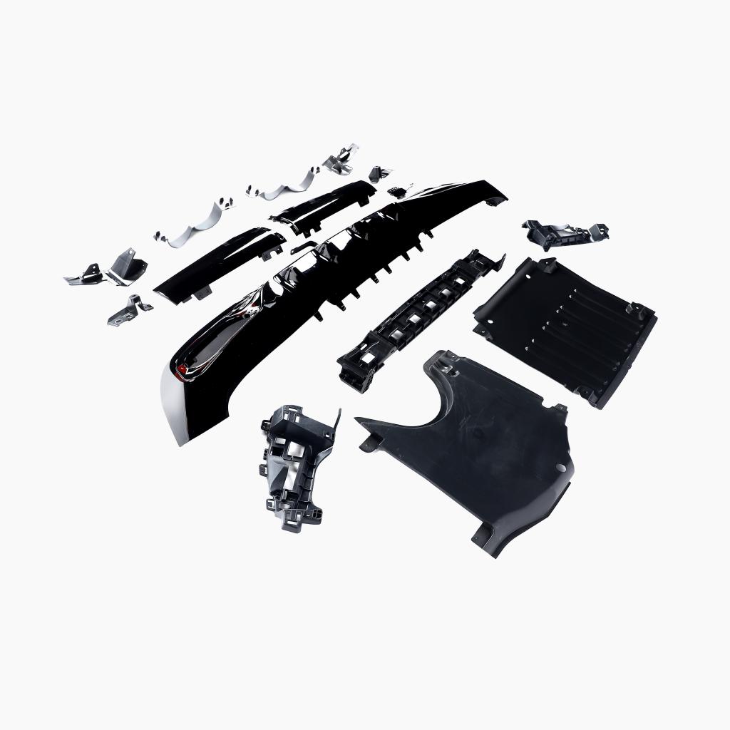 Mercedes-Benz C-Class W206 (2021–present) C43 AMG REAR DIFFUSER WITH SLIVER TIPS/FOR AMG/ 21+