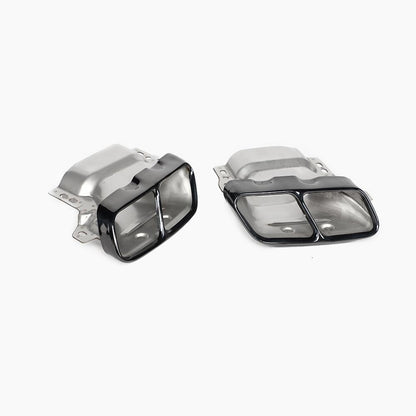 Gloss Black Exhaust Tips for Mercedes Benz A45 AMG W176 Hatchback (2013-2018)