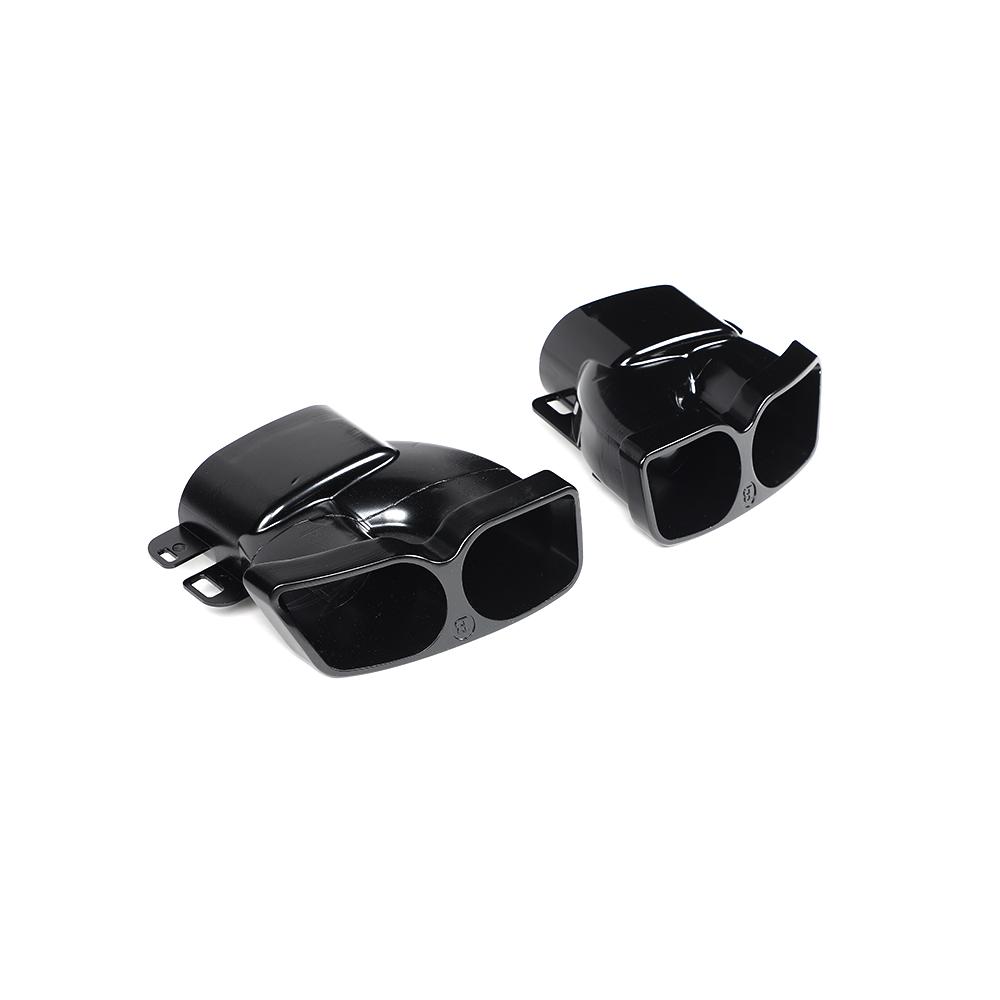 Gloss Black Exhaust Tips for Mercedes Benz C-Class W205 Sedan (2014-2021)
