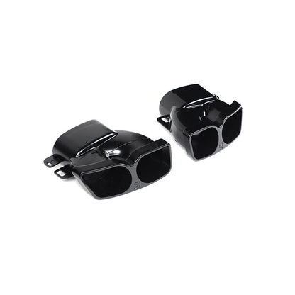 Gloss Black Exhaust Tips for Mercedes Benz C-Class W205 Sedan (2014-2021)