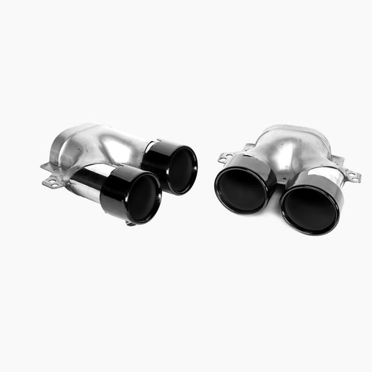 Gloss Black Exhaust Tips for Mercedes Benz C43 AMG W205 (2014-2021)