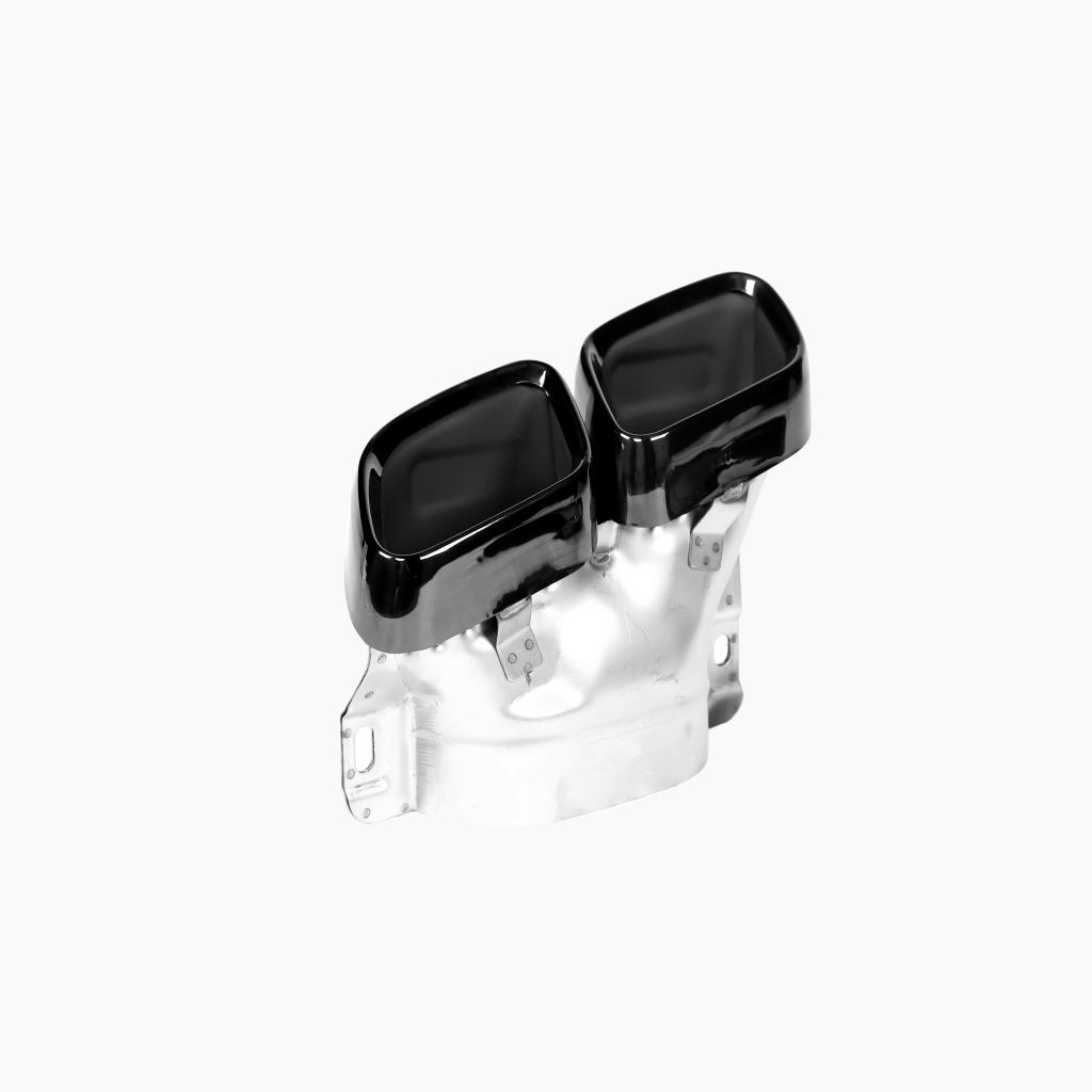 Gloss Black Exhaust Tips for Mercedes Benz C63 AMG W205 (2015-2021)