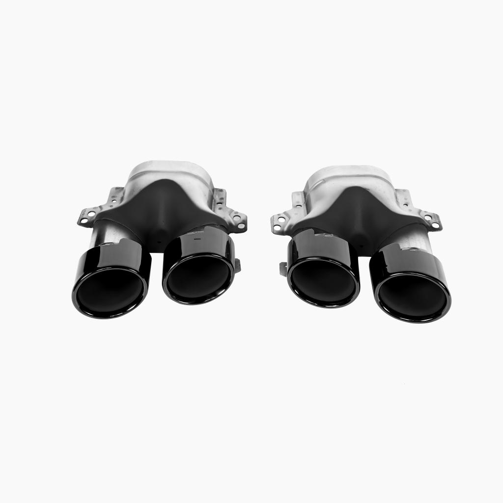 Gloss Black Exhaust Tips for Mercedes Benz E-Class E53 W213 Sedan (2016-2023)