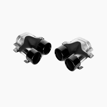 Gloss Black Exhaust Tips for Mercedes Benz E-Class E53 W213 Sedan (2016-2023)