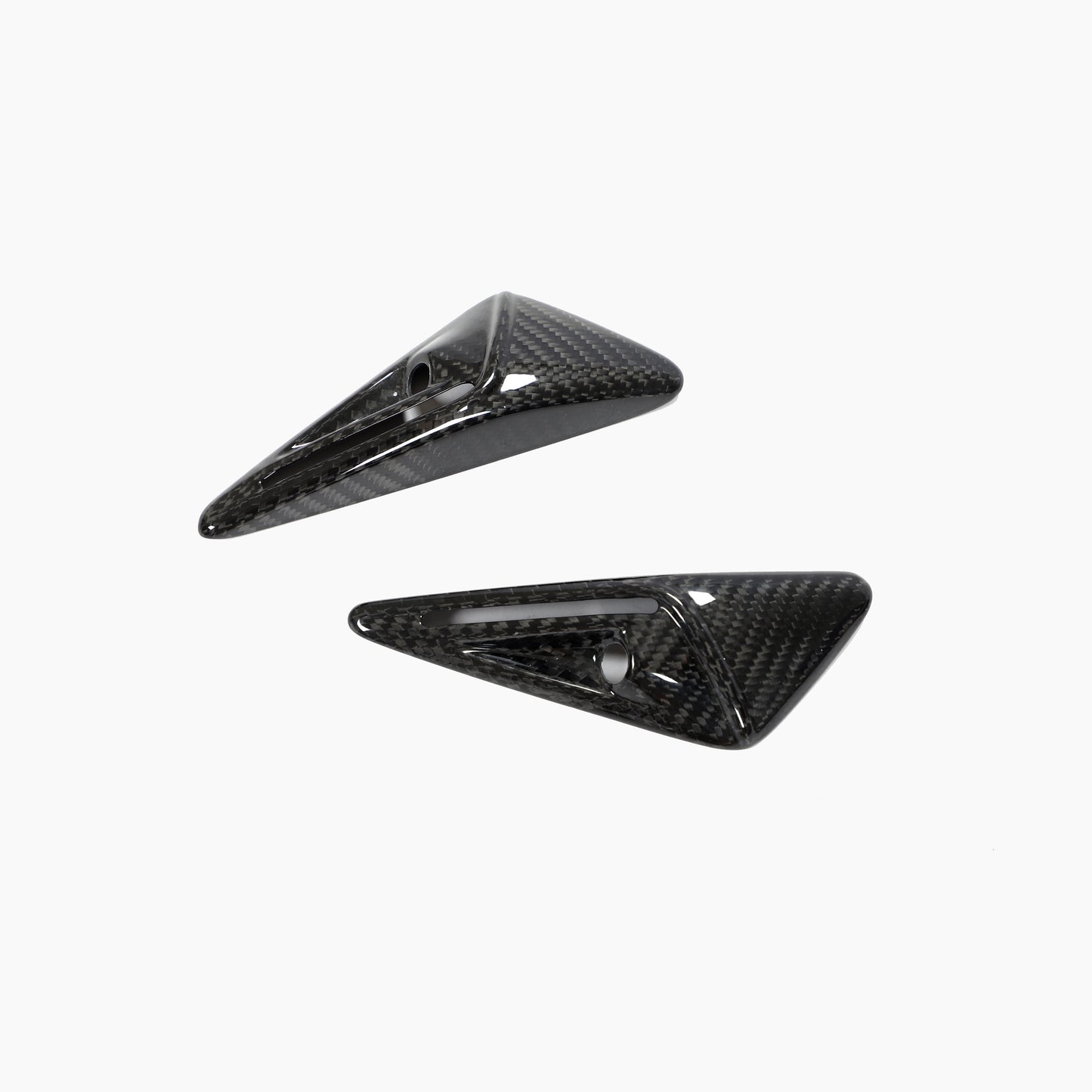 Tesla Model 3/Model Y 2020-2023 Side Fender Camera Vent Cover Trim Carbon Fiber