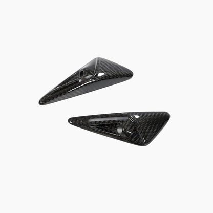 Tesla Model 3/Model Y 2020-2023 Side Fender Camera Vent Cover Trim Carbon Fiber