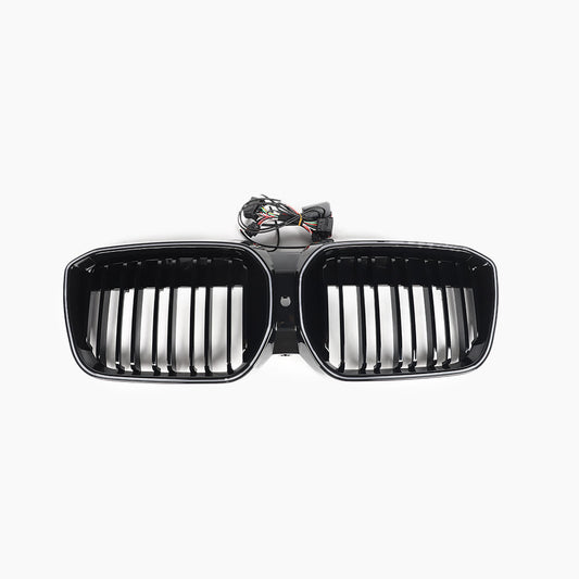 Dual Slat Kidney Grille with LED For BMW X3 & iX3 G08(2021-present)
